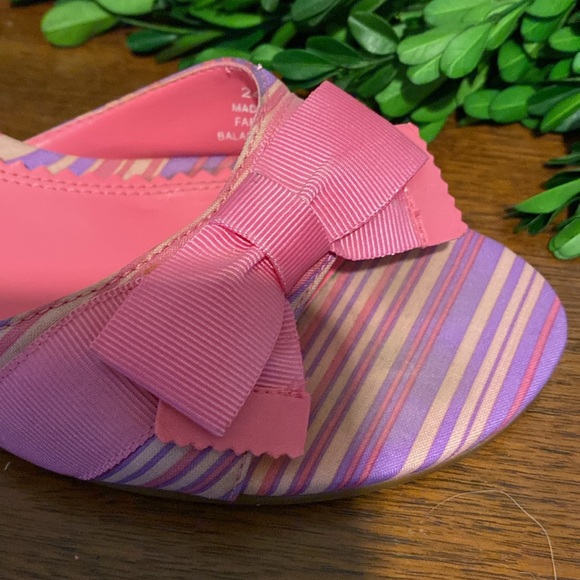 Pink kitten heel shoes with bow size 6 - Picture 3 of 6